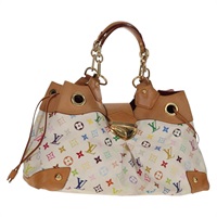 【原宿店限定】ルイ・ヴィトン LOUIS VUITTON ウルスラ トートバッグ モノグラム・マルチカラー ホワイト M40123 レディース ka368A