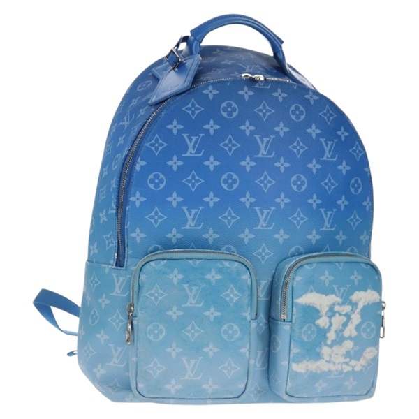 【原宿店限定】ルイ・ヴィトン LOUIS VUITTON バックパックマルチポケット バックパック モノグラムクラウズ ブルー M45441 レディース 145712SAM