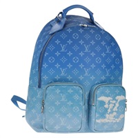 【原宿店限定】ルイ・ヴィトン LOUIS VUITTON バックパックマルチポケット バックパック モノグラムクラウズ ブルー M45441 レディース 145712SAM