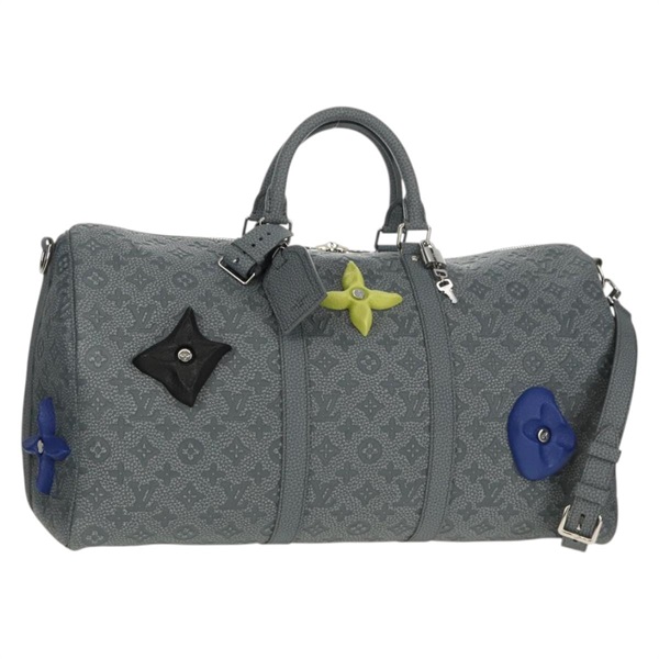 【原宿店限定】ルイ・ヴィトン LOUIS VUITTON キーポルバンドリエール50 ボストンバッグ トリヨンクライミング グレー M20901 レディース 138514SM