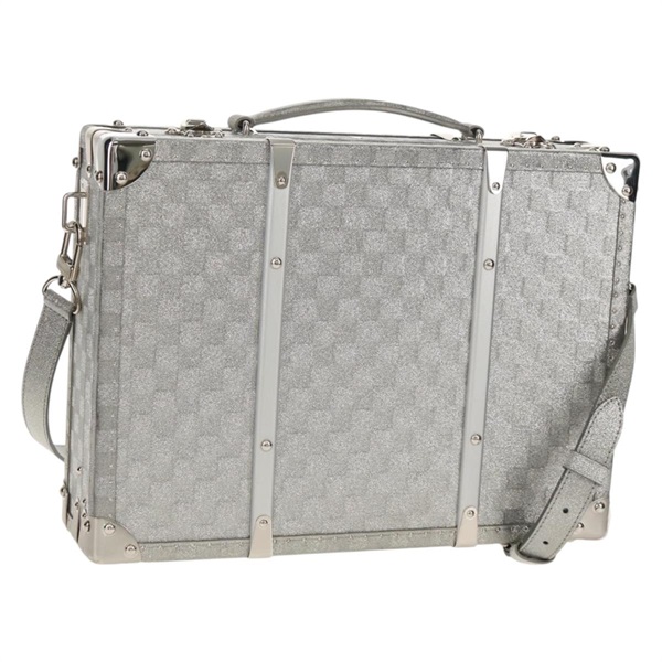 【原宿店限定】ルイ・ヴィトン LOUIS VUITTON ハードトランク トランク ダミエグリッター シルバー M20478 レディース 148458SM
