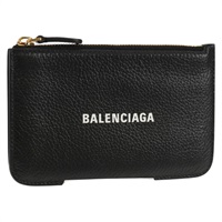 【原宿店限定】バレンシアガ BALENCIAGA コインケース フラグメント ケース レザー ブラック ゴールド 637130 レディース am9422M