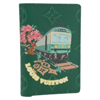 【原宿店限定】ルイ・ヴィトン LOUIS VUITTON オーガナイザー ドゥ ポッシュ カードケース モノグラム グリーン M25971 レディース 149237SAM