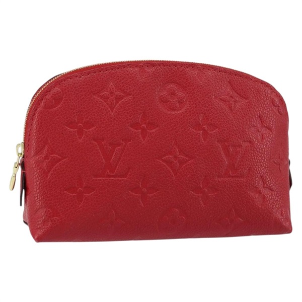 【原宿店限定】ルイ・ヴィトン LOUIS VUITTON ポシェット・コスメティックPM ポーチ モノグラムアンプラント レッド M69414 レディース 154301