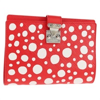 【原宿店限定】ルイ・ヴィトン LOUIS VUITTON クヴェルテュール・カルネポール 手帳カバー エピ LV × YK レッド GI0888 レディース 139614M