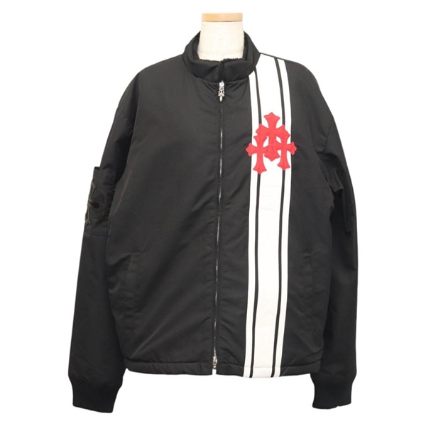 クロムハーツ Chrome Hearts 上着 ダウンジャケット M ナイロン ブラック レディース PP634M