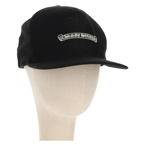 【原宿店限定】クロムハーツ Chrome Hearts キャップ コットン ブラック レディース 138520M