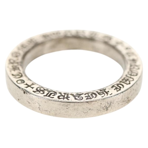 【原宿店限定】クロムハーツ Chrome Hearts 3mm スペーサープレーンリング リング・指輪 Ag925 シルバー レディース 142409M