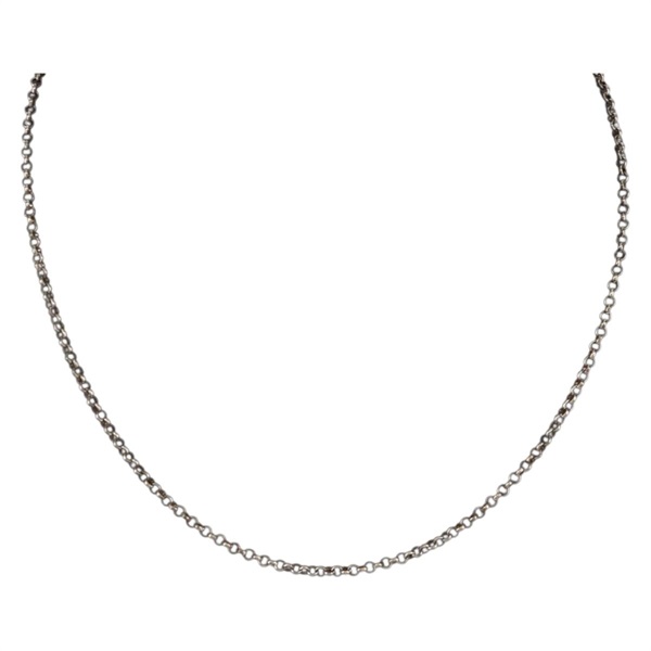 【原宿店限定】クロムハーツ Chrome Hearts ネックレス ロールチェーン Ag925 シルバー レディース 144823AM