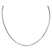 【原宿店限定】クロムハーツ Chrome Hearts ネックレス ロールチェーン Ag925 シルバー レディース 144823AM