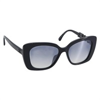 【原宿店限定】シャネル CHANEL スクエアシェイプアイウェア サングラス プラスチック ネイビー 5422-B-A レディース 154595V