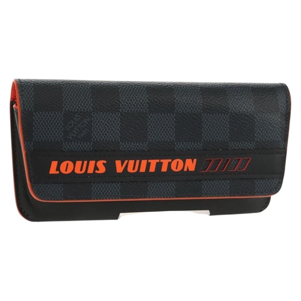 【原宿店限定】ルイ・ヴィトン LOUIS VUITTON エテュイリュネットウディ メガネケース ダミエ コバルト GI0380 レディース 130830M