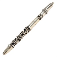 【原宿店限定】クロムハーツ Chrome Hearts ボールペン 4COLOR PEN/フィリグリー/CHプラス Ag925 シルバー レディース 140406M