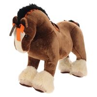 【原宿店限定】エルメス HERMES エルミーPM 犬のぬいぐるみ ポリエステル ブラウン レディース 145604M