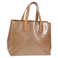 【原宿店限定】ルイ・ヴィトン LOUIS VUITTON リードPM ハンドバッグ モノグラムヴェルニ ノワゼット M91334 レディース ka586V