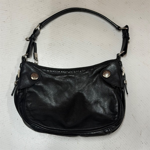 PRADA ロゴ ハンドバッグ ブラック レザー