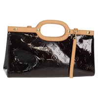 【原宿店限定】ルイ・ヴィトン LOUIS VUITTON ロクスバリー・ドライブ ハンドバッグ モノグラムヴェルニ アマラント M91995 レディース 157026V