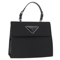 【原宿店限定】プラダ PRADA ハンドバッグ ナイロン ブラック シルバー レディース 157269SAV