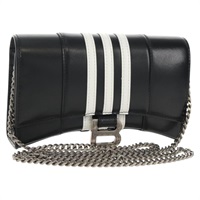 【原宿店限定】バレンシアガ BALENCIAGA ショルダーバッグ アディダス コラボ チェーン レザー ブラック 656050 レディース mr1601M