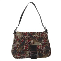 【原宿店限定】フェンディ FENDI マンマバゲット ショルダーバッグ ズッカキャンバス ブラウン レディース 156653SAM
