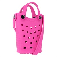【原宿店限定】バレンシアガ BALENCIAGA ショルダーバッグ フォンホルダー ラバー クロックス ピンク 702264 レディース 157271V