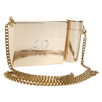 【原宿店限定】クリスチャンディオール Christian Dior ショルダーバッグ チェーン メタル ゴールドトーン レディース 157970M