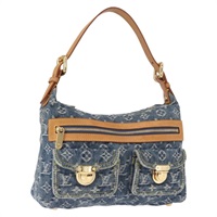 【原宿店限定】ルイ・ヴィトン LOUIS VUITTON バギーPM ショルダーバッグ モノグラムデニム ブルー M95049 レディース yk20124AV