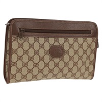 【原宿店限定】グッチ GUCCI クラッチバッグ GGスプリーム PVC ベージュ 014 122 6063 レディース 160030V