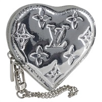 【原宿店限定】ルイ・ヴィトン LOUIS VUITTON ポルト モネ クール コインケース モノグラムミロワール シルバー M93566 レディース BA9054V