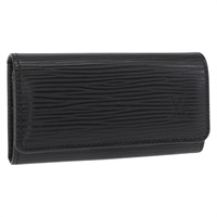 【原宿店限定】ルイ・ヴィトン LOUIS VUITTON ミュルティクレ4 キーケース エピ ノワール M63822 レディース am10266V