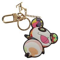 【原宿店限定】ルイ・ヴィトン LOUIS VUITTON キーホルダー LV × TM　スーパーフラット モノグラム マルチカラー M02467 レディース ti3499M