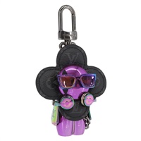 【原宿店限定】ルイ・ヴィトン LOUIS VUITTON ビジューサックヴィヴィエンヌ DJキーホルダー キーホルダー モノグラムエクリプス M69479 レディース 157422SM