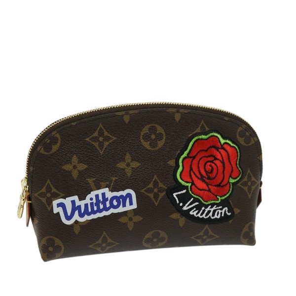 【原宿店限定】ルイ・ヴィトン LOUIS VUITTON ポシェット・コスメティックPM ポーチ モノグラム LVストーリー M43998 レディース ac2841A