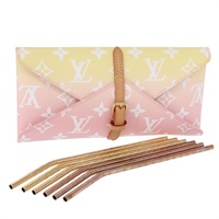 【原宿店限定】ルイ・ヴィトン LOUIS VUITTON エトゥイ6パイユ ポーチ モノグラム ピンク GI0621 レディース 156366M