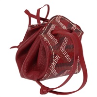 【原宿店限定】ゴヤール GOYARD ポーチ PVC キャンバス レッド レディース BA9393V