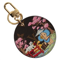 【原宿店限定】ルイ・ヴィトン LOUIS VUITTON ポルト クレ イリュストレ チャーム モノグラムヴィヴィエンヌ M00499 レディース 143033SAM