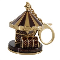 【原宿店限定】ルイ・ヴィトン LOUIS VUITTON ビジューサックカルーゼル チャーム メタル ゴールド M66782 レディース 97979SA