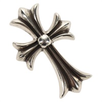 【原宿店限定】クロムハーツ Chrome Hearts ペンダントトップ スモールCHクロス　ペンダントトップ Ag925 シルバー レディース 157996SAM