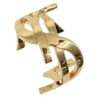 【原宿店限定】サンローラン SAINT LAURENT カサンドラ ブレスレット メタル ゴールドトーン レディース yk20028M