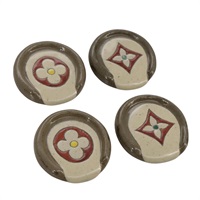 【原宿店限定】ルイ・ヴィトン LOUIS VUITTON 箸 沖縄店限定 Tsuboya Pottery Chopstick Rest 箸置き グレー レディース 110726A