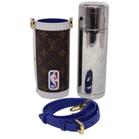 【原宿店限定】ルイ・ヴィトン LOUIS VUITTON NBA FLASK HOLDER 水筒 モノグラム NBA ブルー レッド GI0565 レディース 40703S