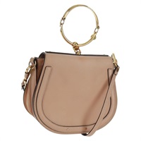 【原宿店限定】クロエ Chloe ハンドバッグ ナイル レザー 2way ピンク ゴールド レディース 159884V