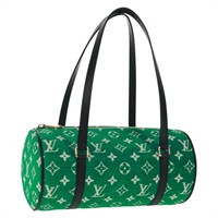 【原宿店限定】ルイ・ヴィトン LOUIS VUITTON パピヨン ハンドバッグ モノグラムジャガード グリーン M46206 レディース 157514SM