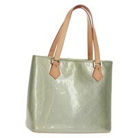 【原宿店限定】ルイ・ヴィトン LOUIS VUITTON ヒューストン ハンドバッグ モノグラムヴェルニ グリ M91053 レディース 162078V