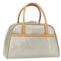 【原宿店限定】ルイ・ヴィトン LOUIS VUITTON トンプキンススクエア ハンドバッグ モノグラムヴェルニ グリ M91150 レディース ep12751V