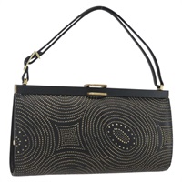 【原宿店限定】クロエ Chloe ハンドバッグ レザー ブラック ゴールド レディース SW1880V