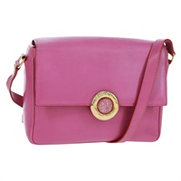 【原宿店限定】セリーヌ CELINE ショルダーバッグ サークル レザー ピンク ゴールド レディース 163248V