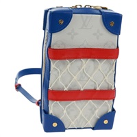 【原宿店限定】ルイ・ヴィトン LOUIS VUITTON ソフトトランクフォーンボックス ショルダーバッグ モノグラム LV×NBA ホワイト M80101 レディース 165650SAM