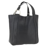 【原宿店限定】グッチ GUCCI トートバッグ レザー ブラック ゴールド 257051 レディース 161715V