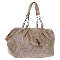 【原宿店限定】フェンディ FENDI トートバッグ ズッカキャンバス ベージュ レディース 163374V